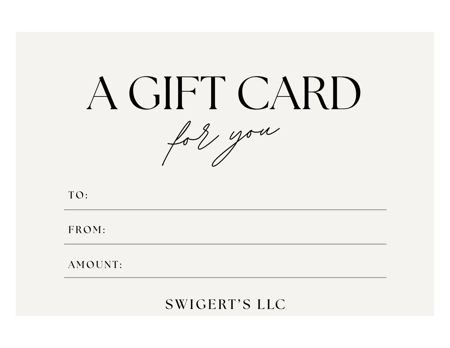 Gift Cards
